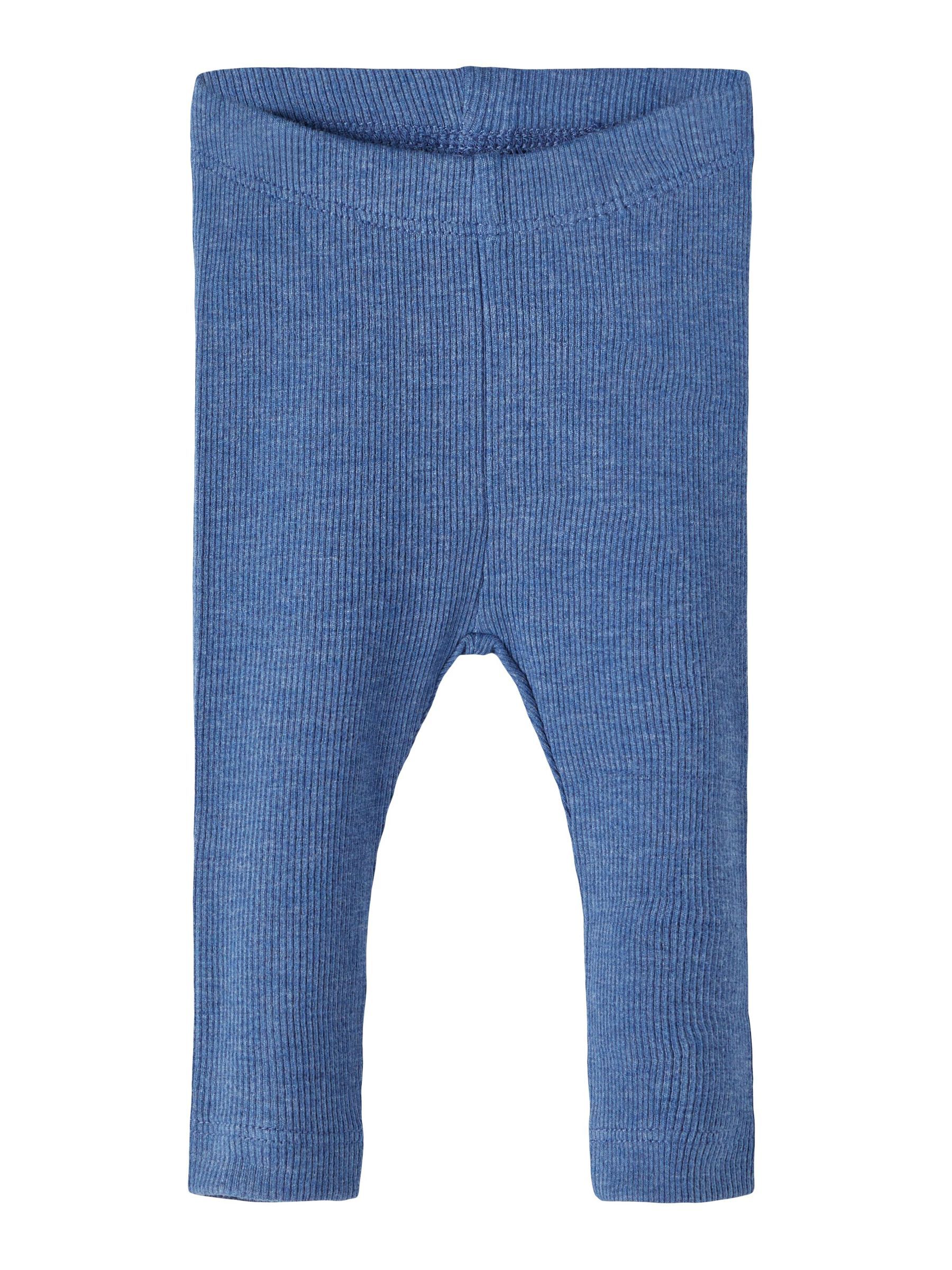 Blue Fine Knit Cotton Baby Pant – Elegant Baby
